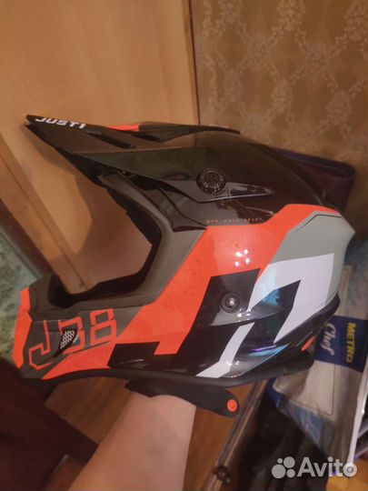 Мотошлем кроссовый just1 j38