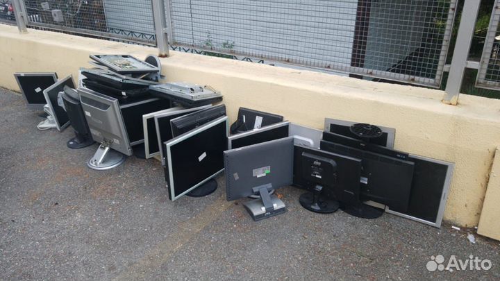 Мониторы для пк в разбор с разбора для списания ос