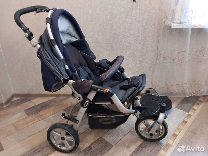 Коляска прогулочная Jane Slalom Pro+теплый конверт