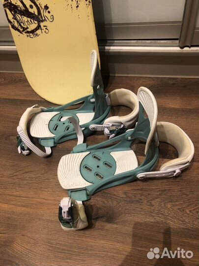 Сноуборд Nidecker Elle 143, крепления Head