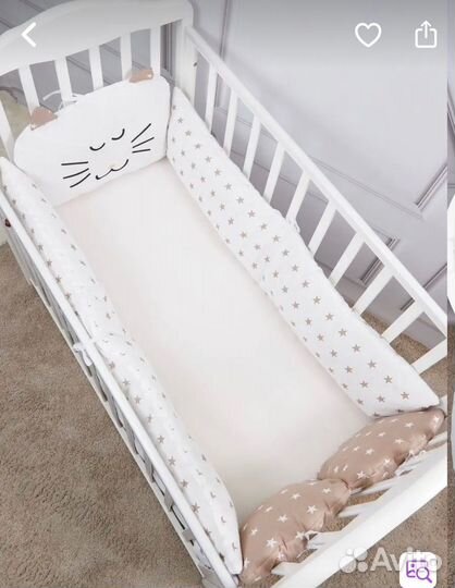 Бортики в детскую кроватку