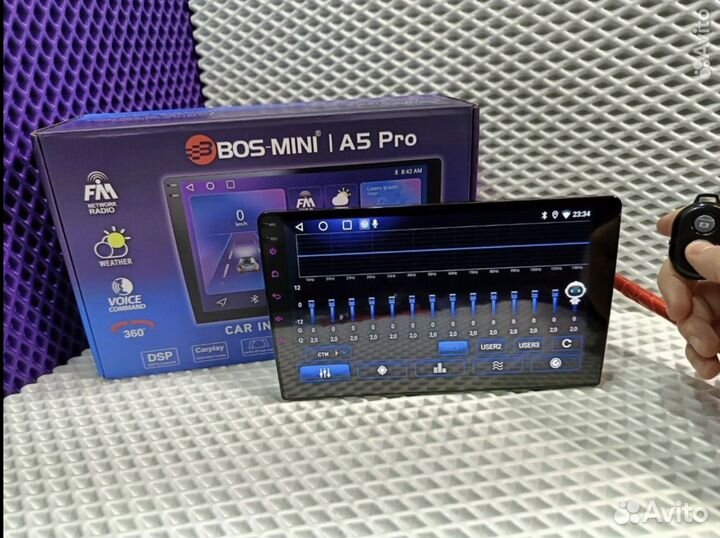 Андроид магнитола Bos mini 5 Pro