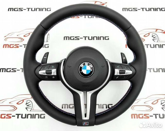 Руль стиль M5 + подушка BMW 5 серия F10 F07 GT ф10