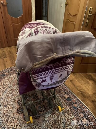 Детские санки коляска бу