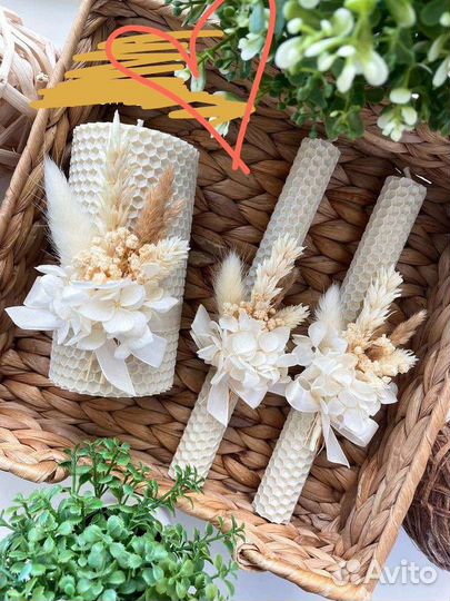 Свеча свадебная 