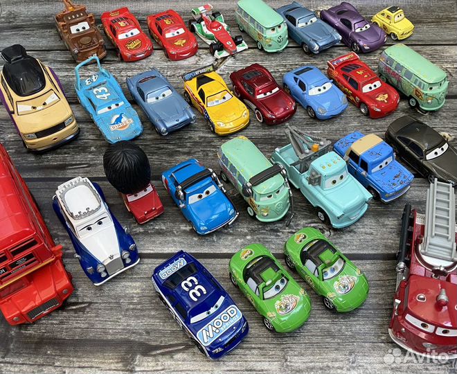 Машинки Тачки Cars Mattel Disney металлические