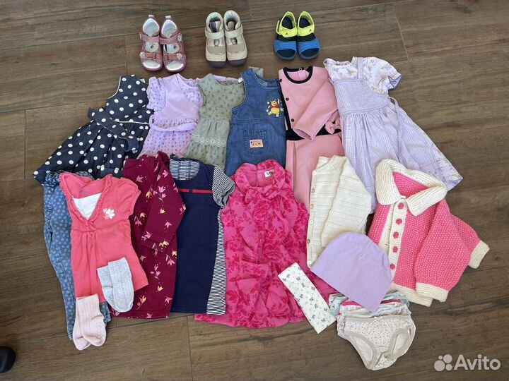 Детские вещи на девочку 86 часть пакета