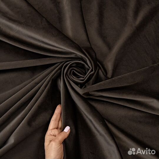 Шторы бархат Беллиссимо шоколад