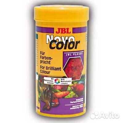 JBL NovoColor 100мл (16гр) корм в форме хлопьев дл