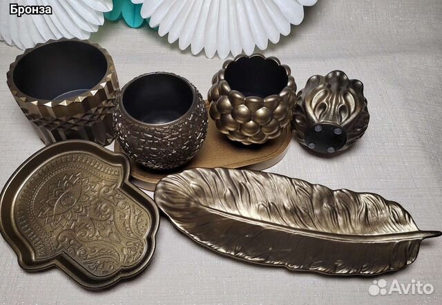 Декор из гипса. Цвет Бронза