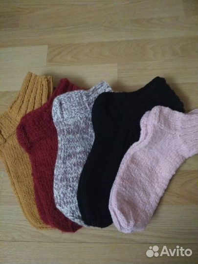 Носки вязаные, ручная работа