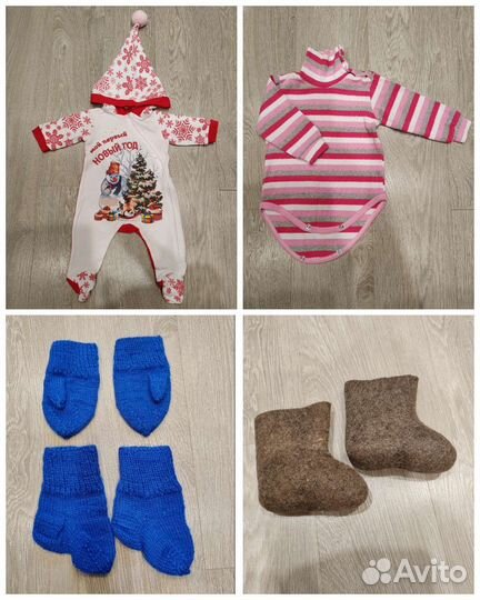 Вещи на девочку пакетом 0-11 мес