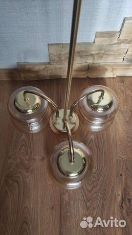 Люстра винтажная потолочная СССР 1970-е