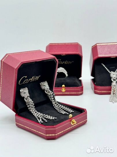 Кулон Серьги Кольцо Cartier