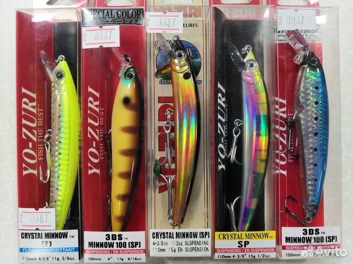 Воблер Yo-Zuri minnow в ассортименте