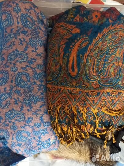 Палантины из кашмирской шерсти- 100 шерсть