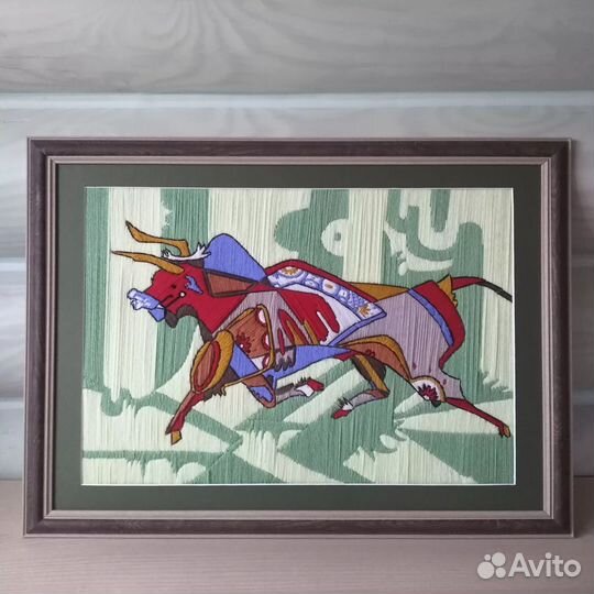 Картина вышивка 