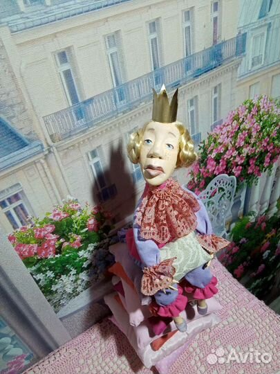 Принцесса на горошине,стилизованная кукла