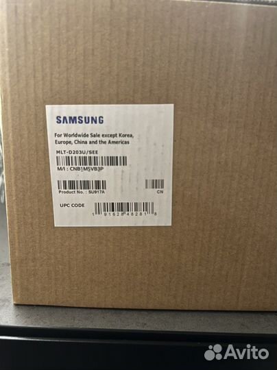 Картридж лазерный Samsung MLT-D203U SU917A Black