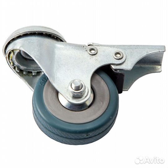 Опора колесная поворотная SCFhb50, d50, серая лит