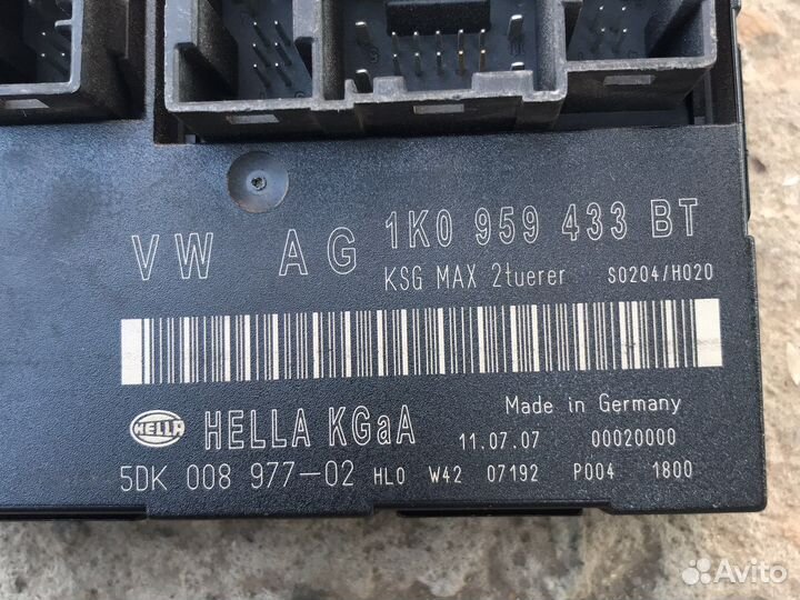 Volkswagen jetta 5 блок комфорта