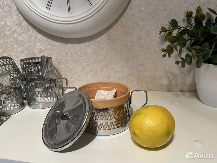 Набор подстаканников металл