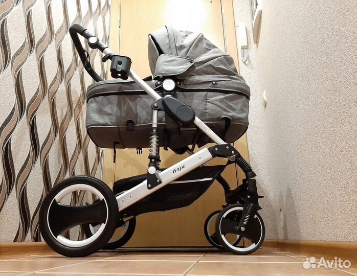 Коляска трансформер 2 в 1 в хорошем состоянии