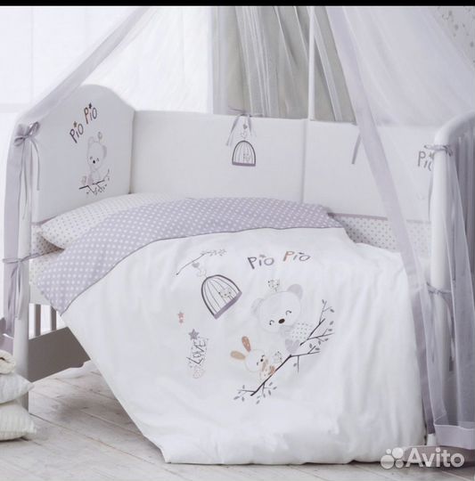 Постельное белье, бортики, балдахин