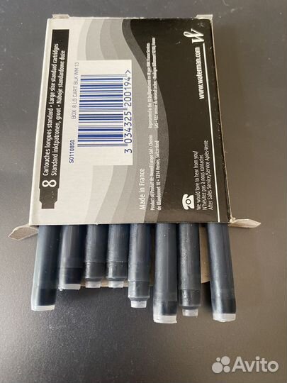 Чернила для перьевой ручки waterman