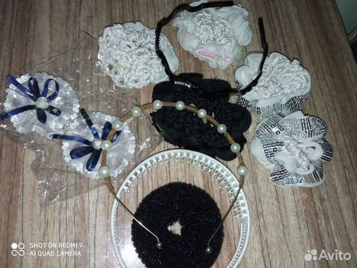 Резинки, гульки, ободки для волос