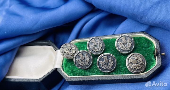 Винтажные пуговицы военных мундиров 1890гг. пу1Д