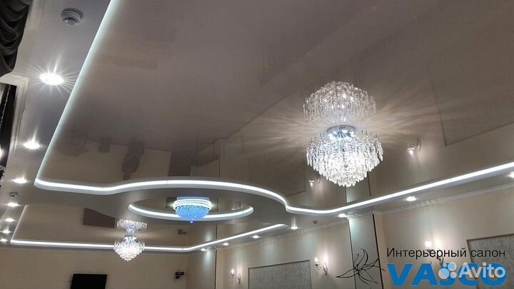 Натяжные потолки в рассрочку