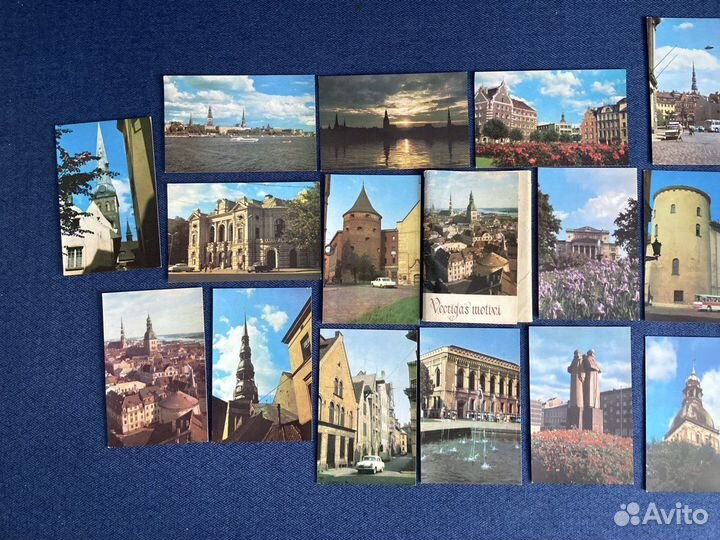 Комплект открыток Рига 1977 год СССР