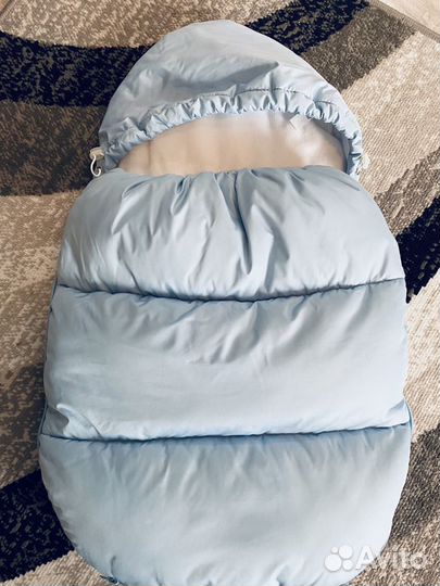 Продам зимний конверт для младенца на выписку