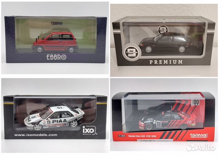 Модели автомобилей Honda 1/43