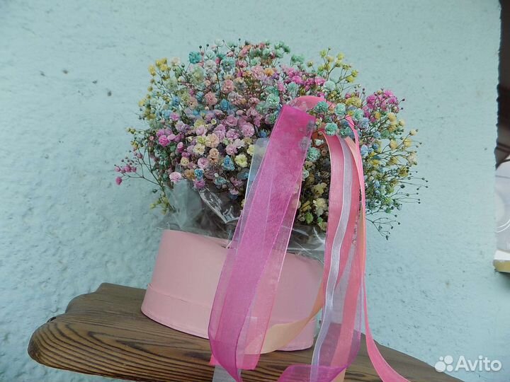 Гипсофила. Букеты. Коробки