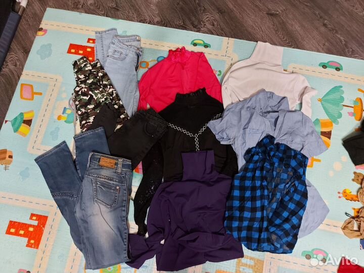 Вещи пакетом на девочку 146 152