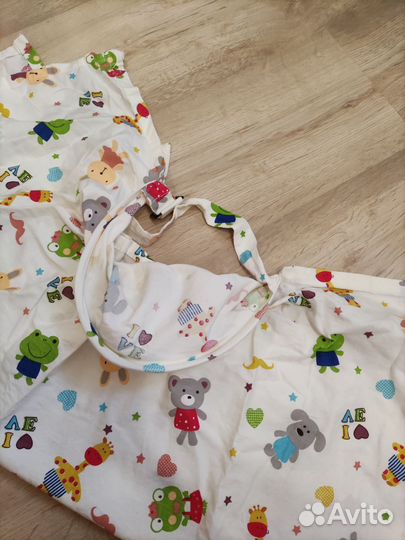 Хлопковая накидка для кормления