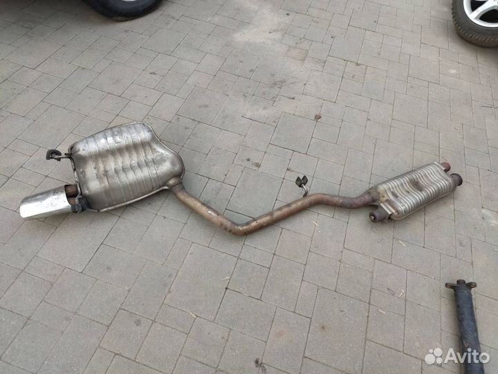 Банка глушителя задняя Mercedes-Benz C-Класс