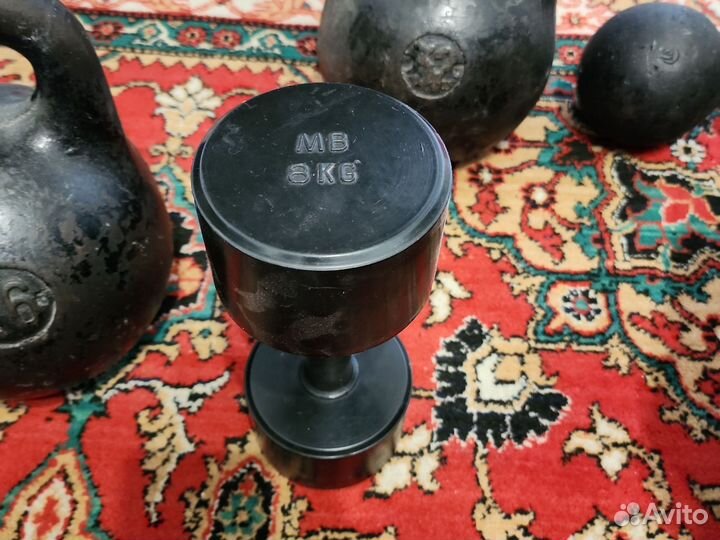 Гиря 16 -32 Гантели 8 и 16кг