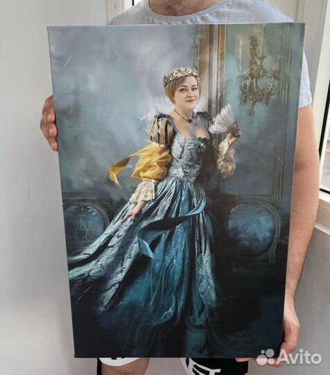 Печать фото на холсте