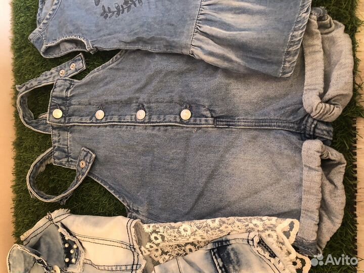 Вещи пакетом на девочку 80-86р