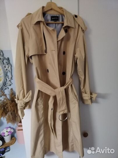 Плащ тренч stradivarius