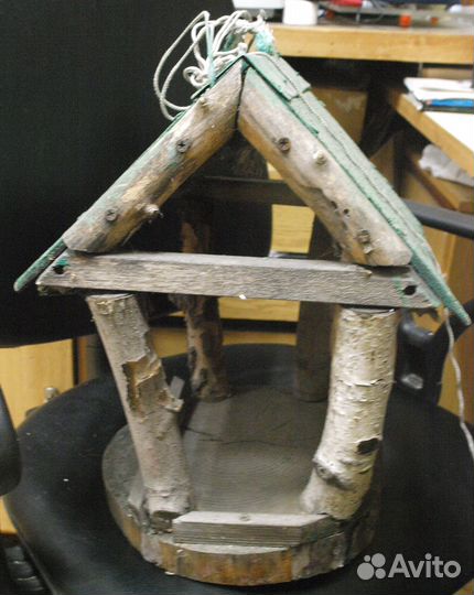 Кормушка для птиц и белок самодельная. Эксклюзив