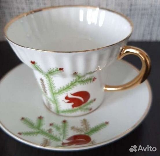 Чашка с блюдцем лфз