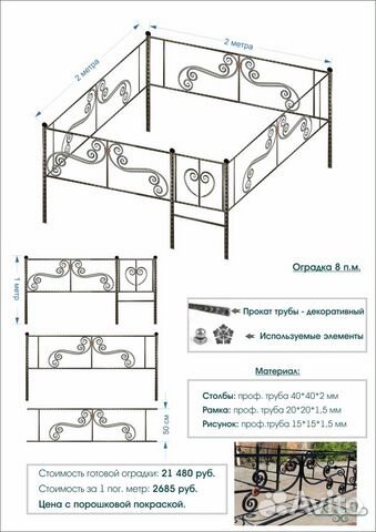 Ритуальные оградки