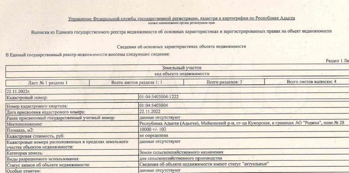 Участок 100 сот. (СНТ, ДНП)