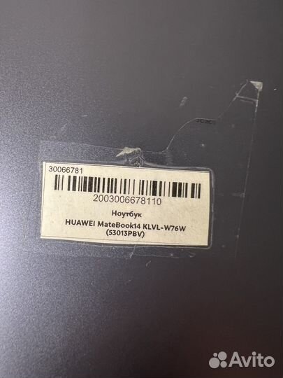 Huawei MateBook14 klvl-W76W