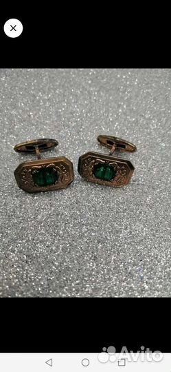 Запонки Винтаж