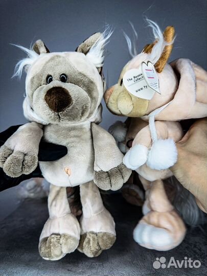 Игрушка мягкая кот с капюшоном